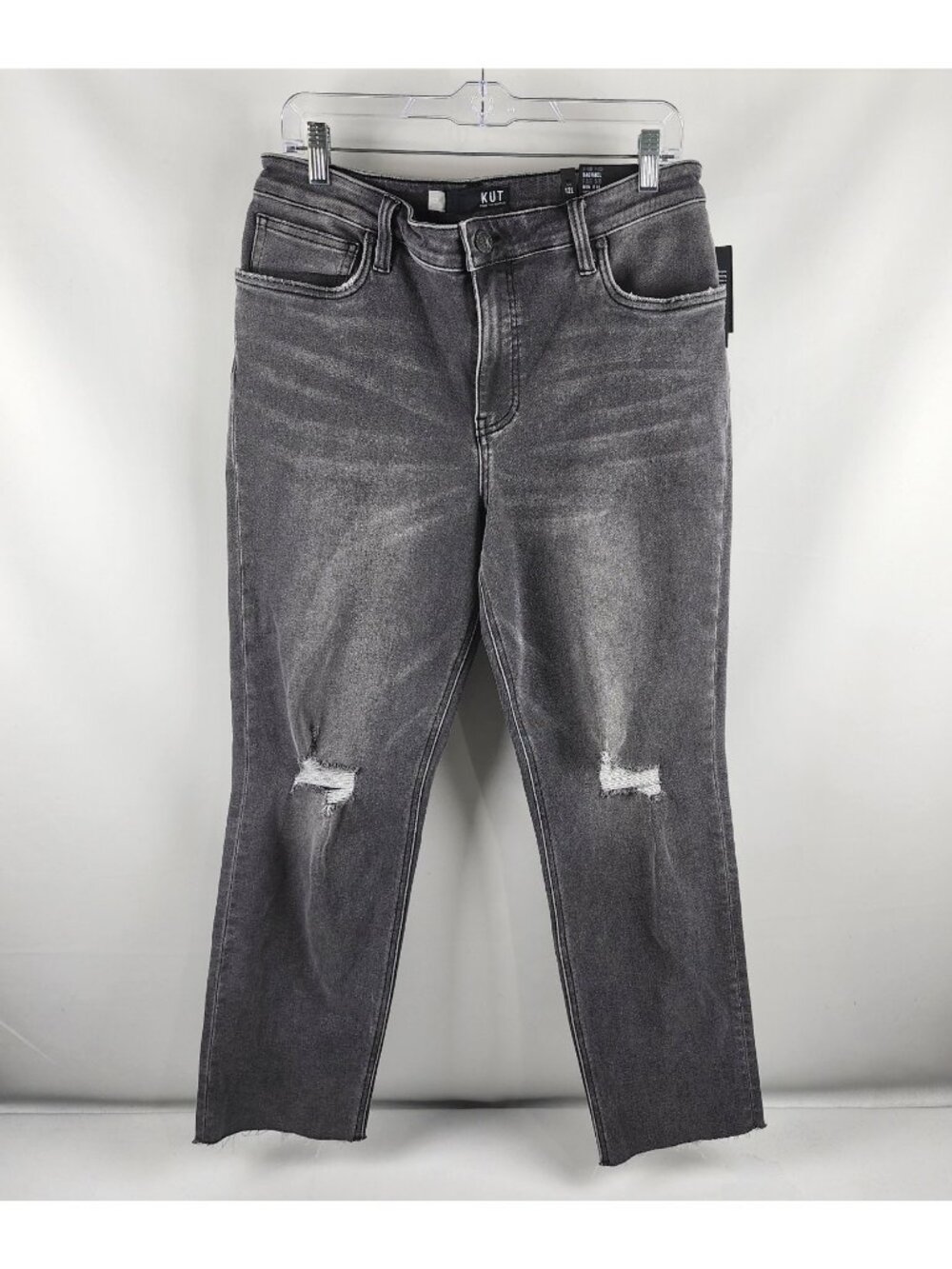 Kut From The Kloth Jeans Womens 12L Gray Rachel Fab AB Mom Jean (32x28) NWT